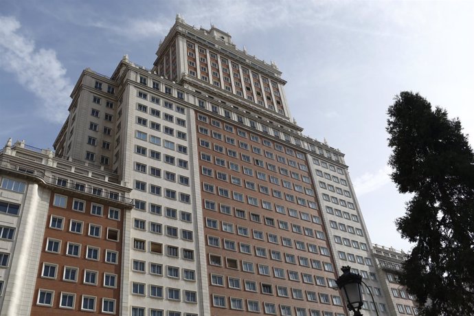 Edificio España de Madrid, plaza España