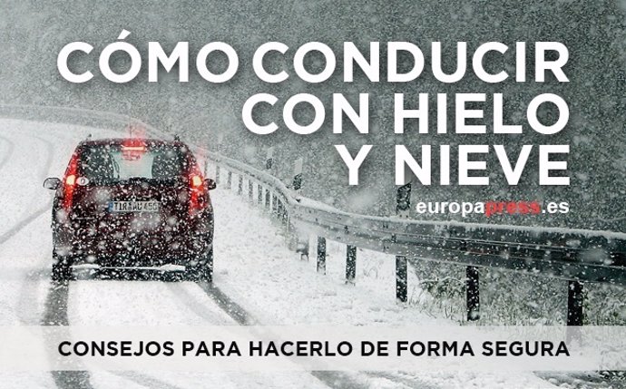 Cómo conducir con hielo y nieve 