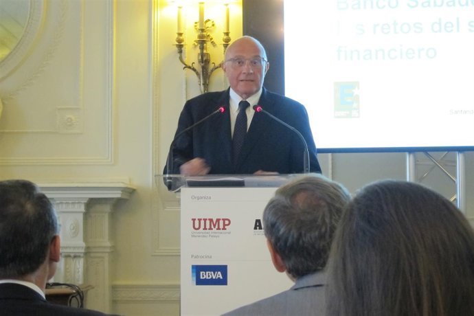 Josep Oliu, presidente de Banco Sabadell