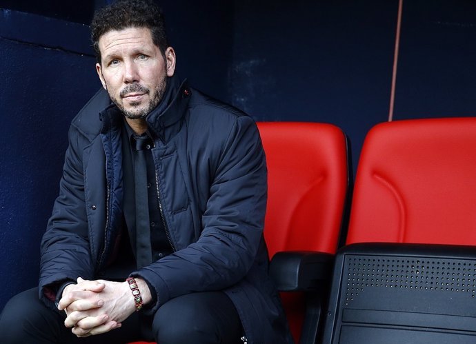 Diego Simeone en el Osasuna - Atlético de Madrid