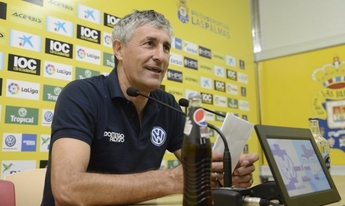 Quique Setíén. Entrenador de Las Palmas