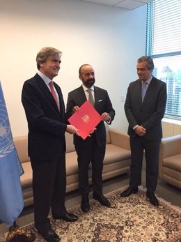 La Embajada de España ratifica ante la ONU el Acuerdo de París