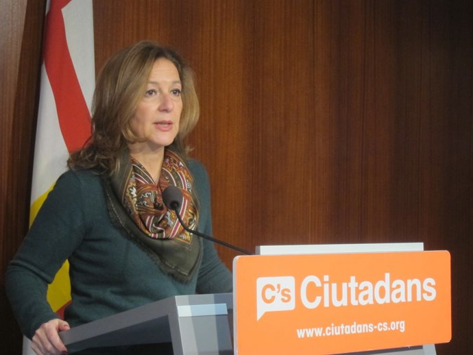 La líder de C's en el Ayuntamiento de Barcelona, Carina Mejías 