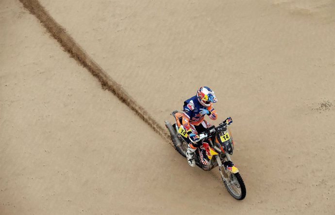  El Piloto Inglés Sam Sunderland (KTM) En El Dakar 2017