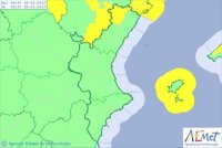 Descenso de las mínimas y fuertes rachas de viento