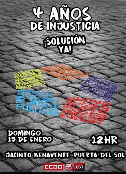 Manifestación contra el ERE de Telemadrid