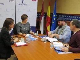 Franco reunida con 'Castilla-La Mancha Film Commission’ 