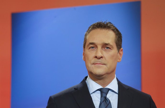 El líder del FPO austriaco, Heinz Christian Strache