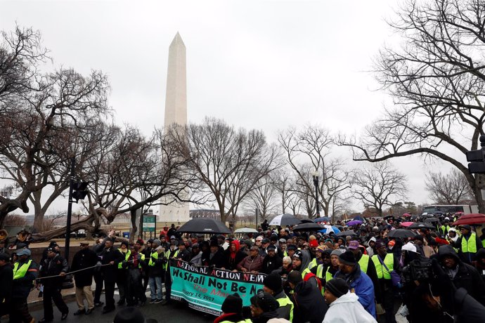 Manifestación contra Trump en Washington