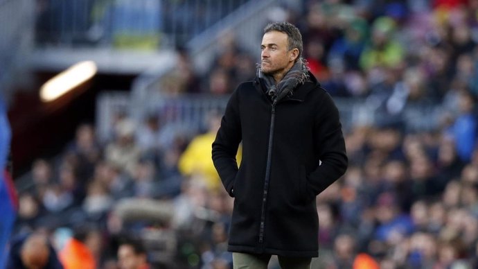 El técnico del FC Barcelona, Luis Enrique Martínez