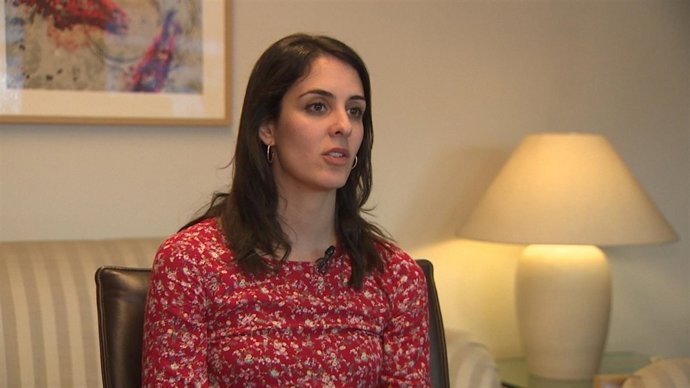 Rita Maestre en una entrevista con Europa Press