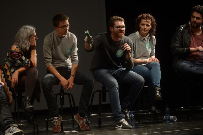 Iñigo Errejón y Jorge Moruno, dirigentes de Podemos