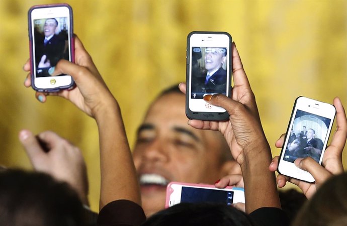 Obama móvil tecnología