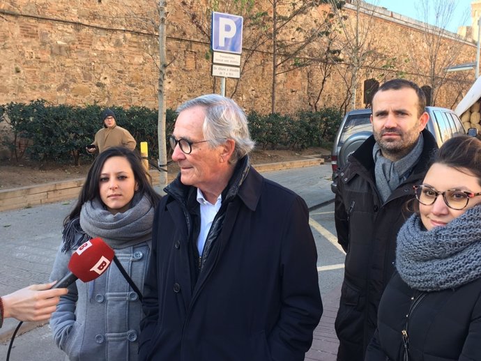 El líder de CiU en Barcelona, Xavier Trias, y el concejal Raimond Blasi
