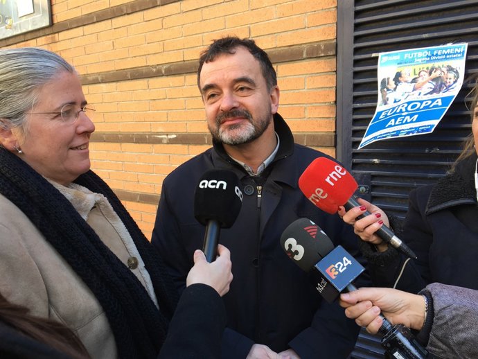 El líder de ERC en el Ayuntamiento de Barcelona, Alfred Bosch.
