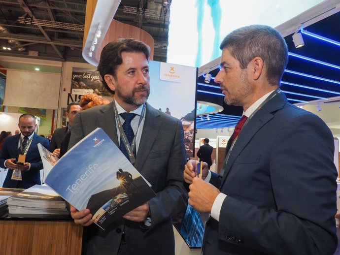 Carlos Alonso y Alberto Bernabé en la WTM