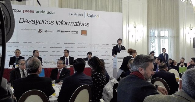 El ministro Rafael Catalá en los Desayunos de Europa Press Andalucía