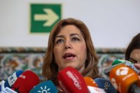 Susana Díaz anuncia que Andalucía enviará "ayuda urgente" para refugiados ante el frío