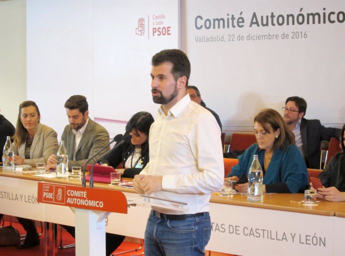 Luis Tudanca interviene en el Comité Autonómico del PSCyL