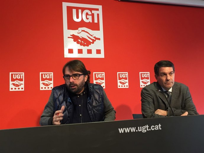 Camil Ros y Alejandro Llano (UGT)