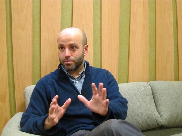 Luís Villares en una entrevista con Europa Press