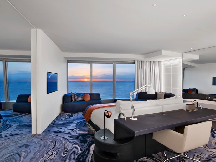 Renovación de las habitaciones del hotel W Barcelona