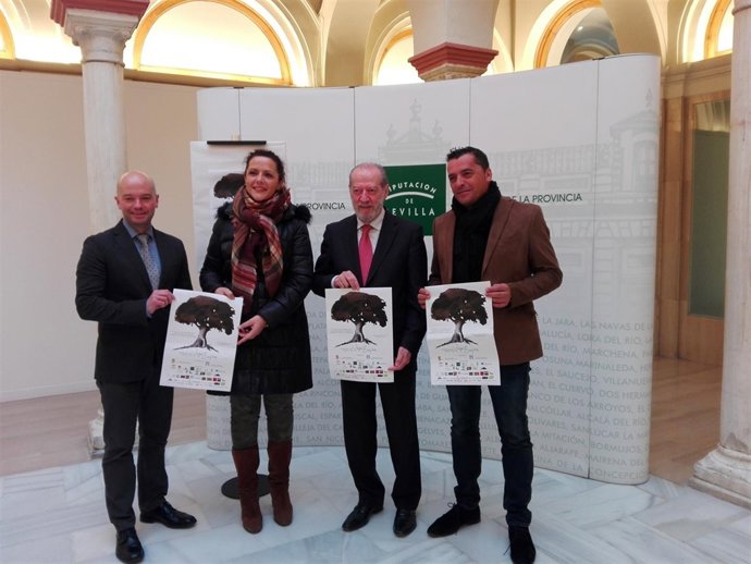 Villalobos en la presentación del Festival de Terror de San Nicolás (Sevilla)