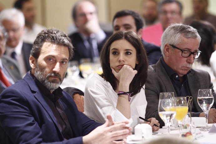 Irene Montero, Mauricio Valiente, Fernández Toxo