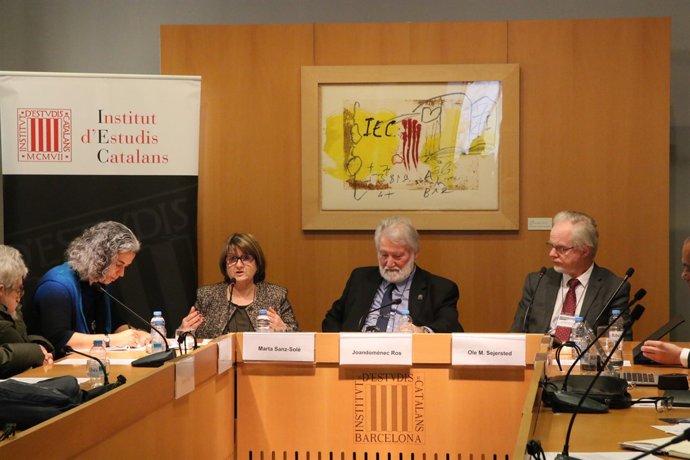 Presentación del premio Abel en el IEC
