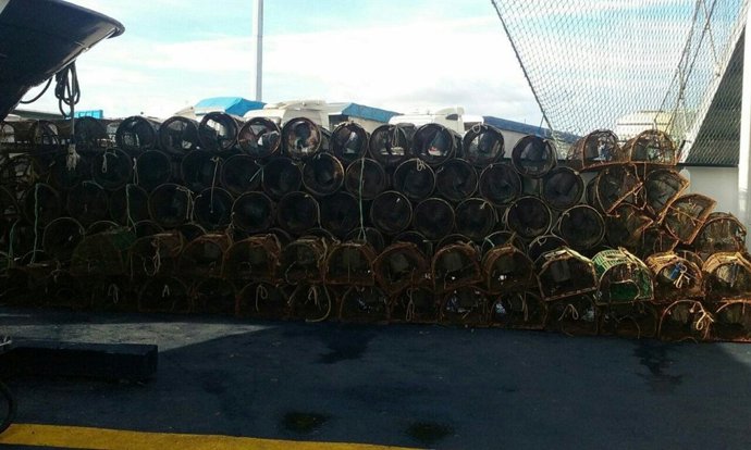 Material requisado por el Servizo de Gardacostas de Galicia.