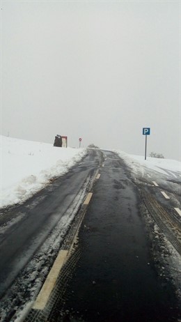 Temporal de nieve y frio en Somiedo