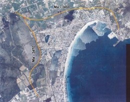 Asfaltado de carreteras Ma-3460 i Ma-3470 de Alcúdia 