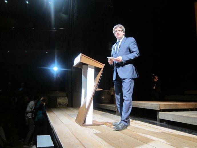 El presidente de la Generalitat, Carles Puigdemont