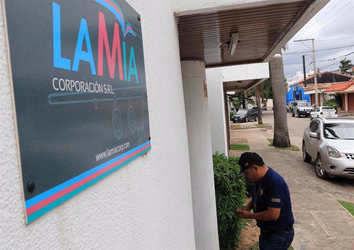 Sede de la aerolínea de Bolivia LaMia