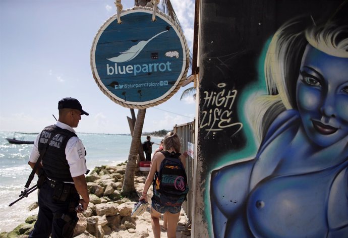 Tiroteo en 'Blue Parrot', en Playa del Carmen