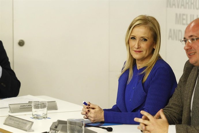Cristina Cifuentes en la reunión del Comité Ejecutivo Nacional del PP