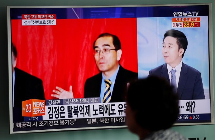 EL vice embajador de Corea del Norte en Reino Unido, Thae Yong Ho.