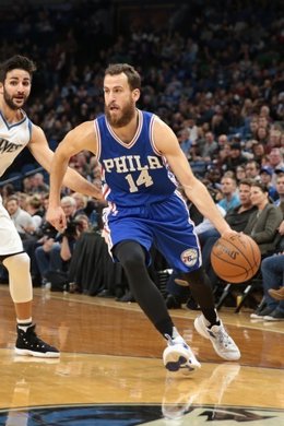 Sergio Rodríguez y Ricky Rubio en el Sixers - Timberwolves