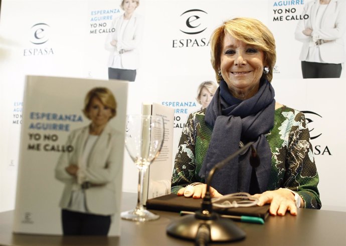 Esperanza Aguirre presenta a los medios de comunicación su libro Yo no me callo