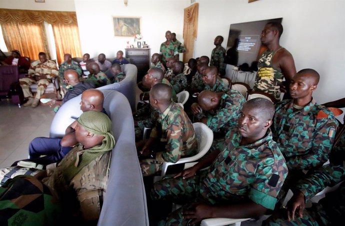 Soldados amotinados en Costa de Marfil 