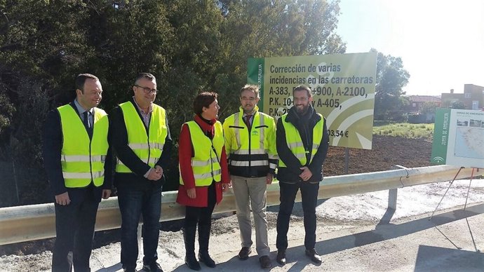 Felipe López, consejero andaluz de Fomento y Vivienda, en La Línea