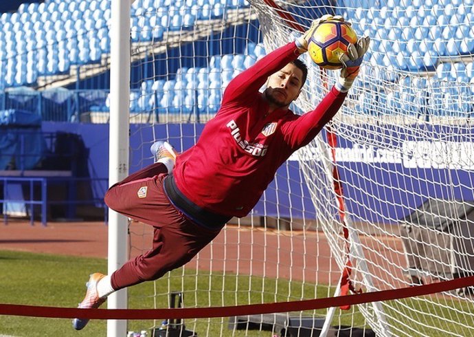 Bernabé Barragán, portero del Atlético de Madrid