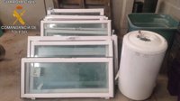 Detenidos por robar 15 marcos y ventanas de aluminio en una casa de Méntrida (Toledo)