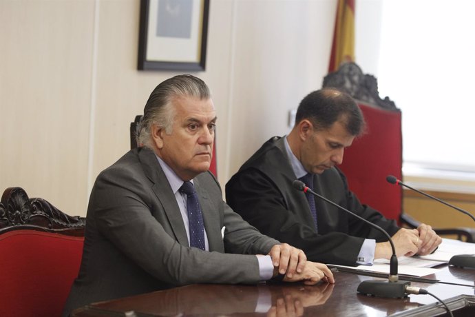 Luis Bárcenas en el juicio para su posible reingreso en el PP