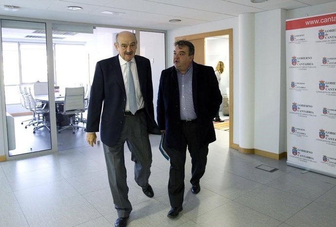 Mazón con alcalde de Noja 