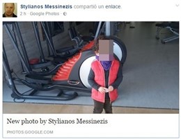 Imagen de la niña agredida en Benifaió