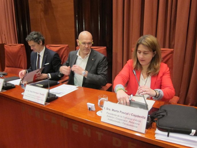 El conseller de Exteriores, Raül Romeva