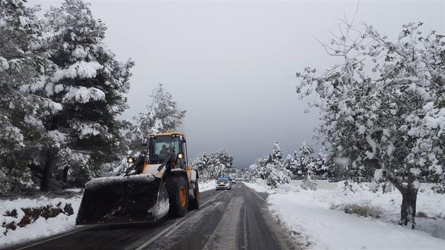 Imagen de la nieve en Jávea