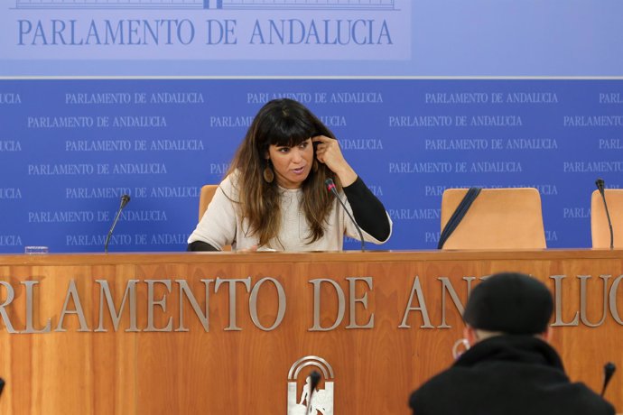 La coordinadora general de Podemos Andalucía, Teresa Rodríguez