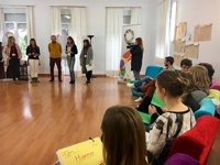 Jóvenes europeos desarrollan en La Noria de Málaga el proyecto de un 'eco-toilet'